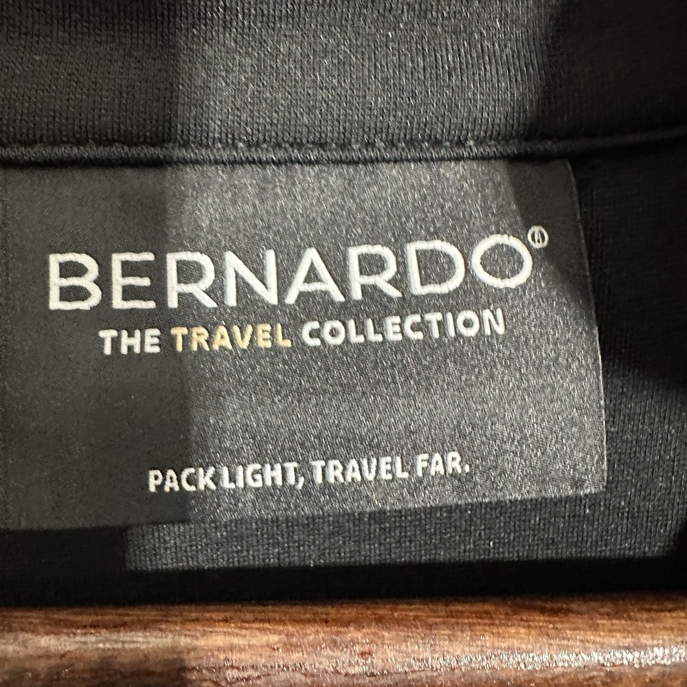 Bernardo Travel Collection Women's XL In Motion Drawstring Dress Black - Picture 9 of 11